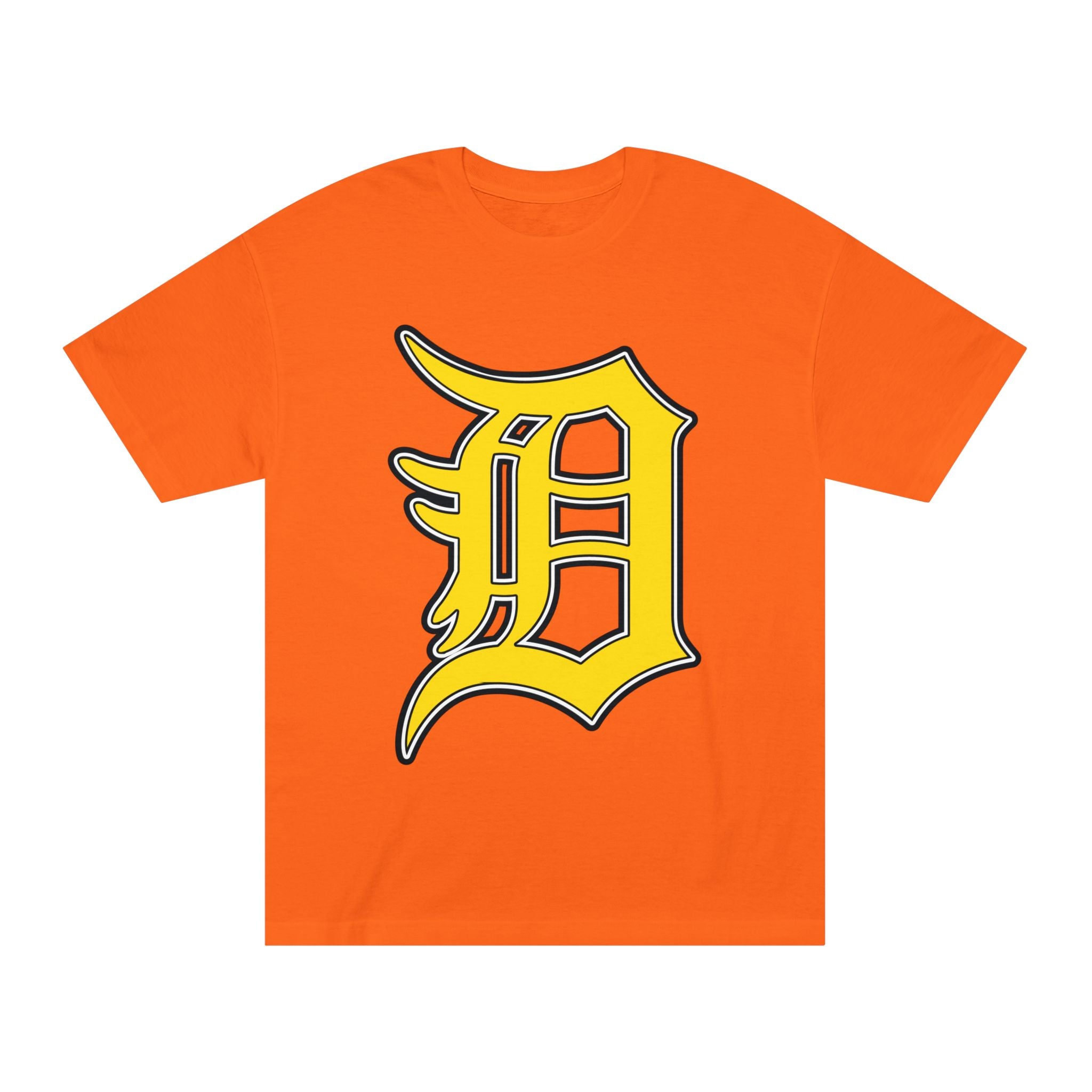 DETROIT RAVERS | BIG GOLD D | MEDIUM WEIGHT (206GSM) T-SHIRT