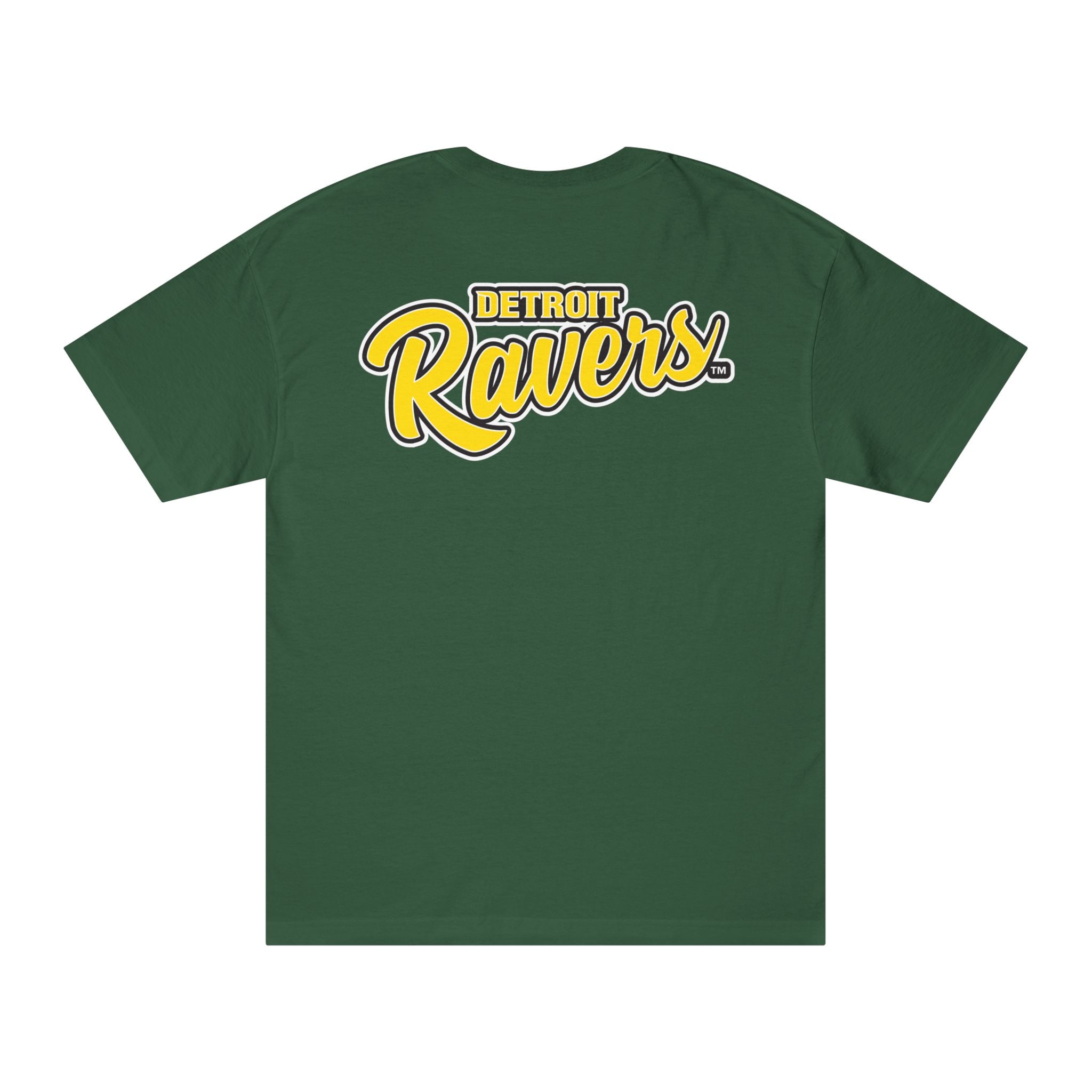 DETROIT RAVERS | BIG GOLD D | MEDIUM WEIGHT (206GSM) T-SHIRT
