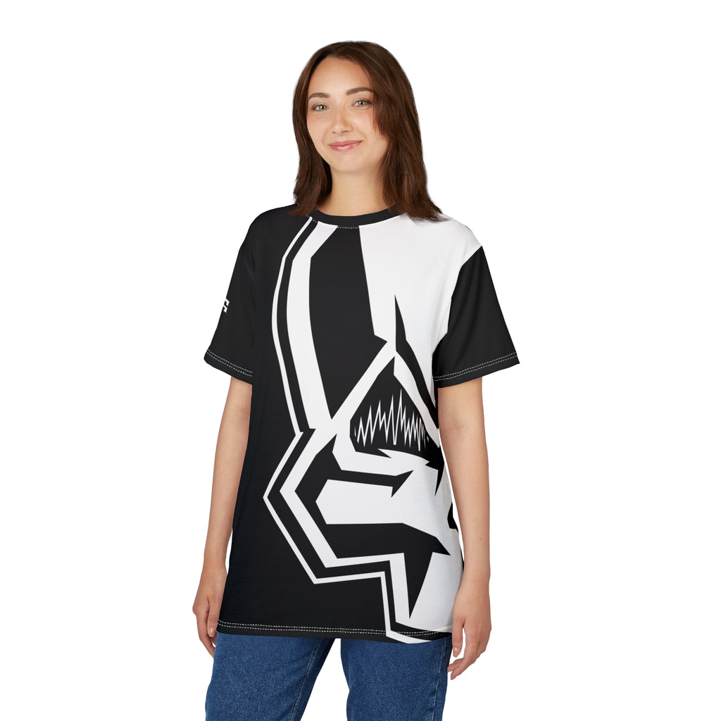 SYROUS | Big Head | Wht/Blk | (AOP) Unisex T-Shirt