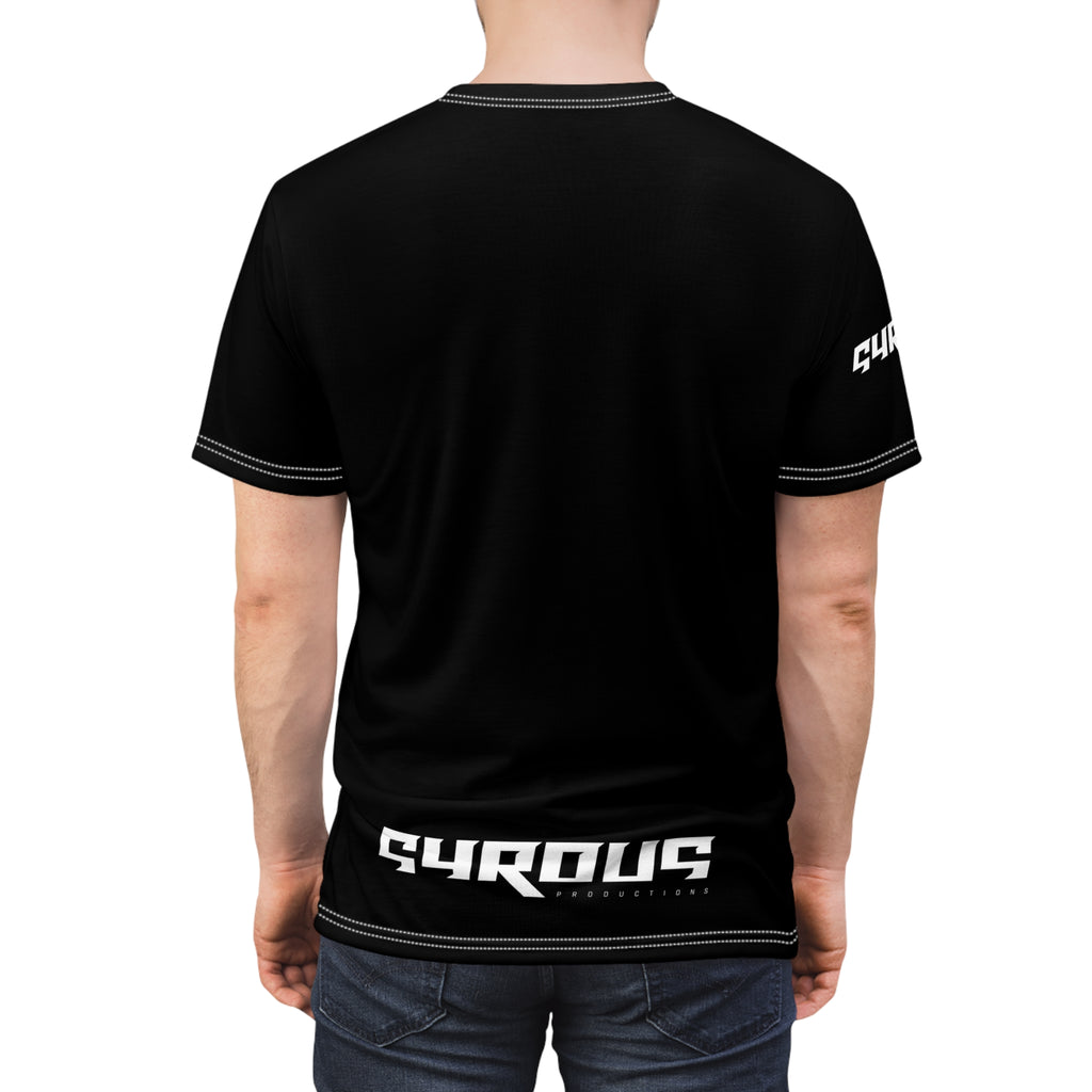 SYROUS | Big Head | Wht/Blk | (AOP) Unisex T-Shirt