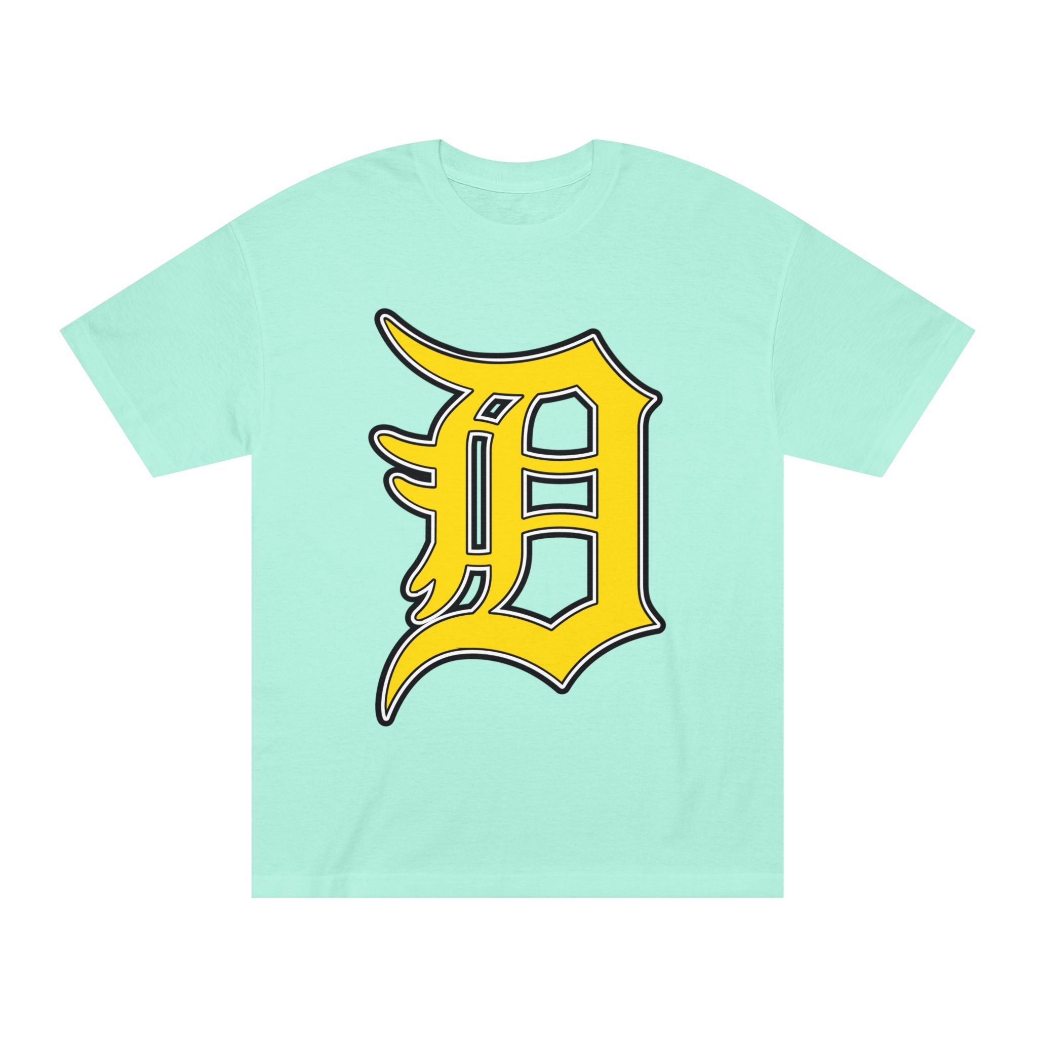 DETROIT RAVERS | BIG GOLD D | MEDIUM WEIGHT (206GSM) T-SHIRT