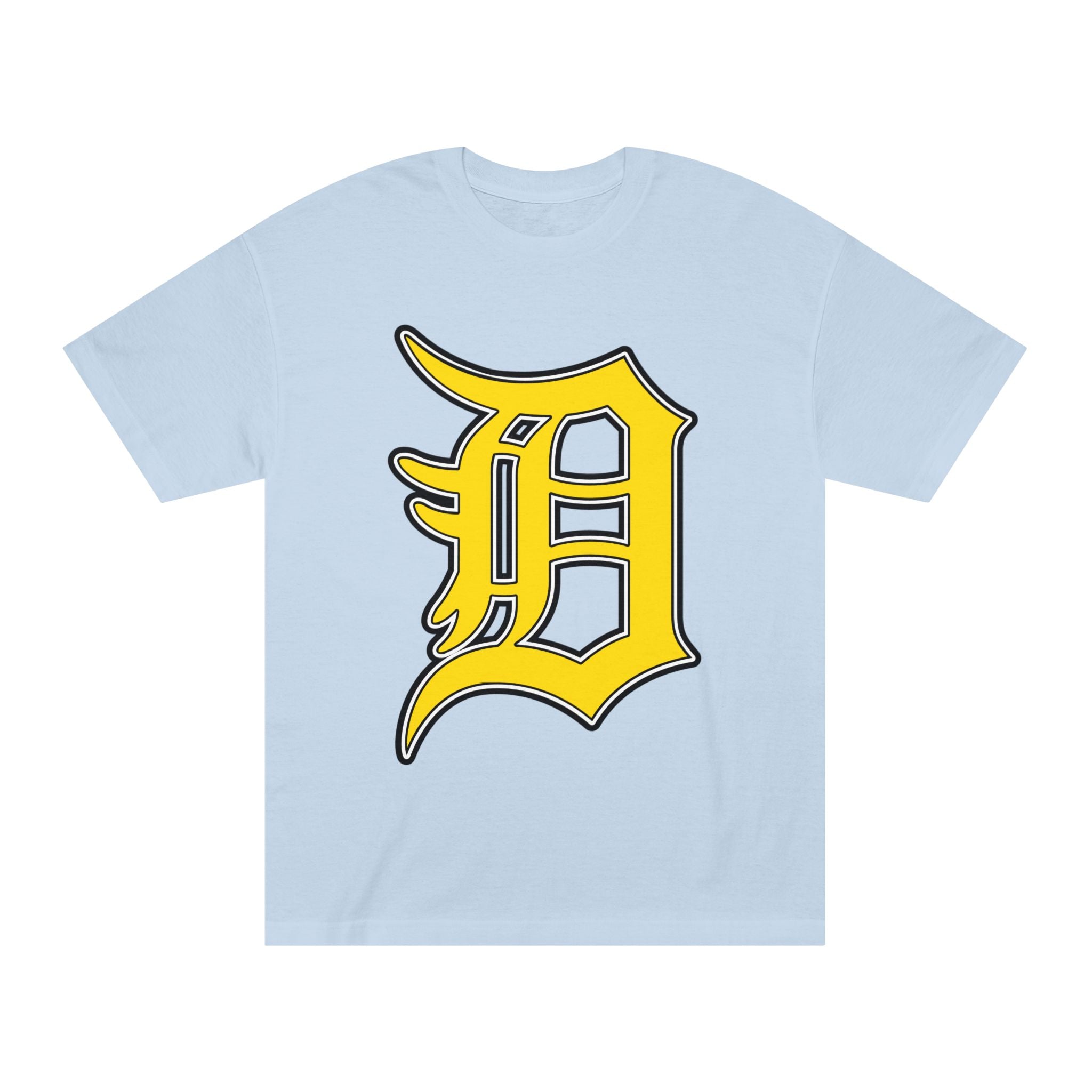 DETROIT RAVERS | BIG GOLD D | MEDIUM WEIGHT (206GSM) T-SHIRT