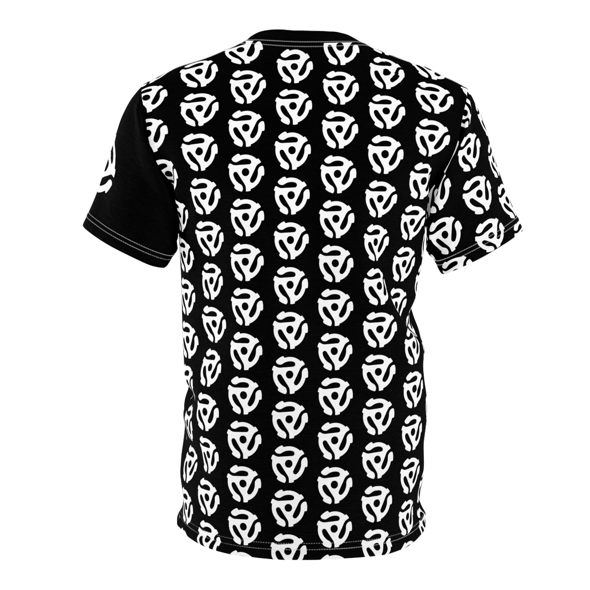 45 | Adapter Tee |  White on Black T‑Shirt