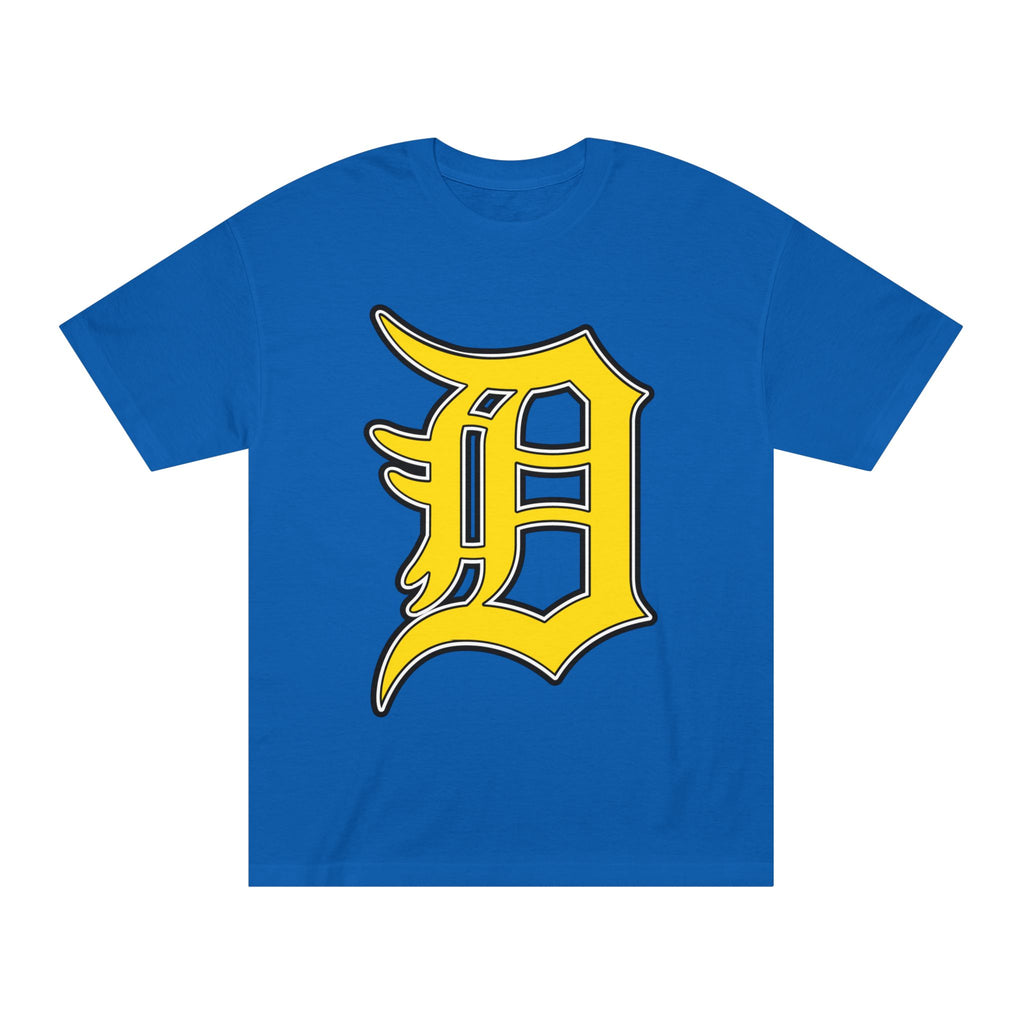 DETROIT RAVERS | BIG GOLD D | MEDIUM WEIGHT (206GSM) T-SHIRT