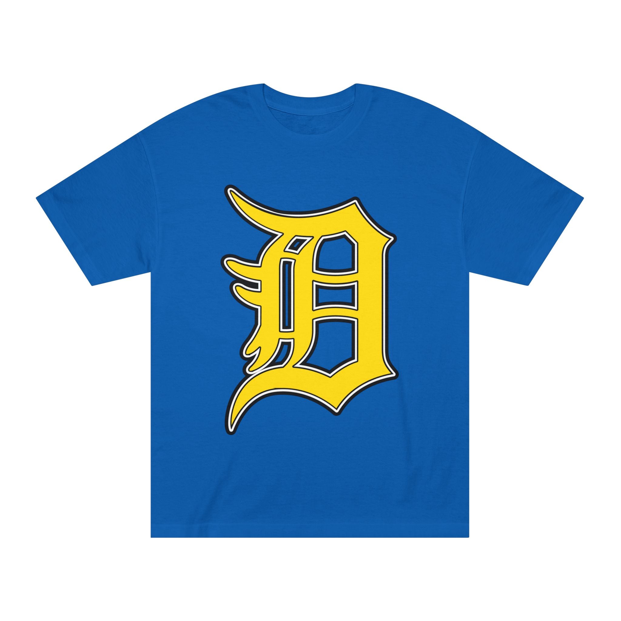 DETROIT RAVERS | BIG GOLD D | MEDIUM WEIGHT (206GSM) T-SHIRT