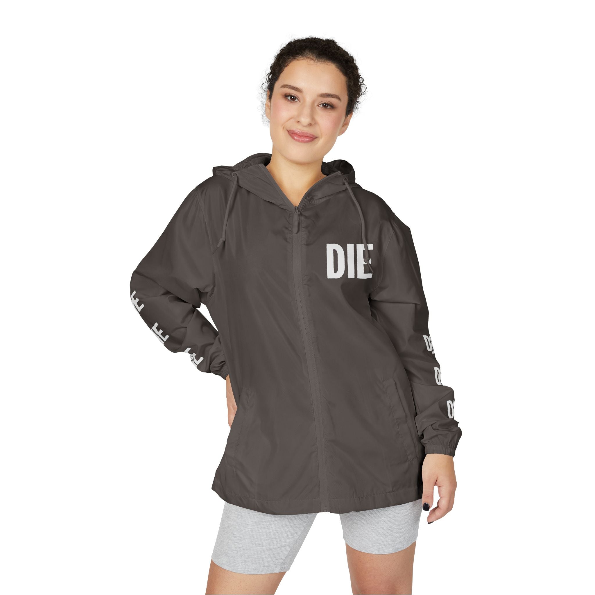 DIE | BLACK WINDY | FULL ZIP WINBREAKER