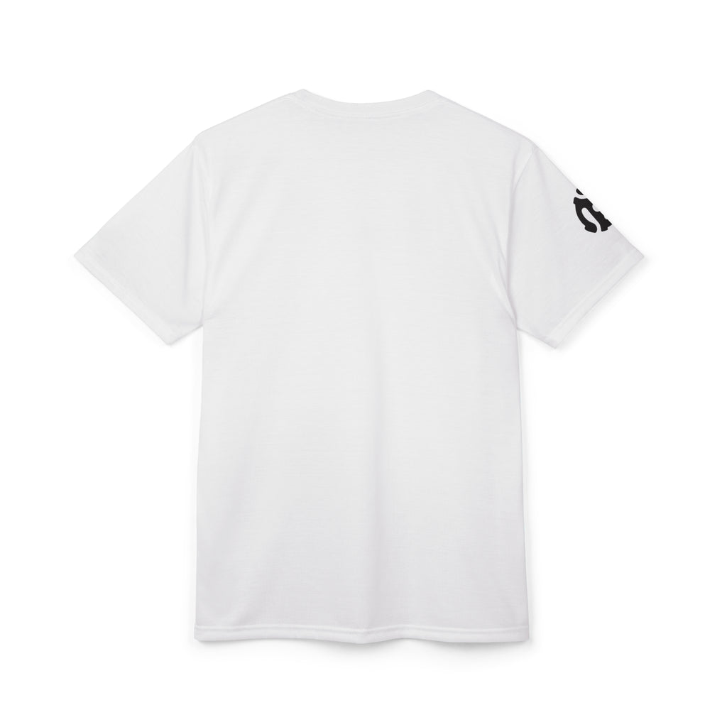 45 | Adapter Tee | Black on White T‑Shirt