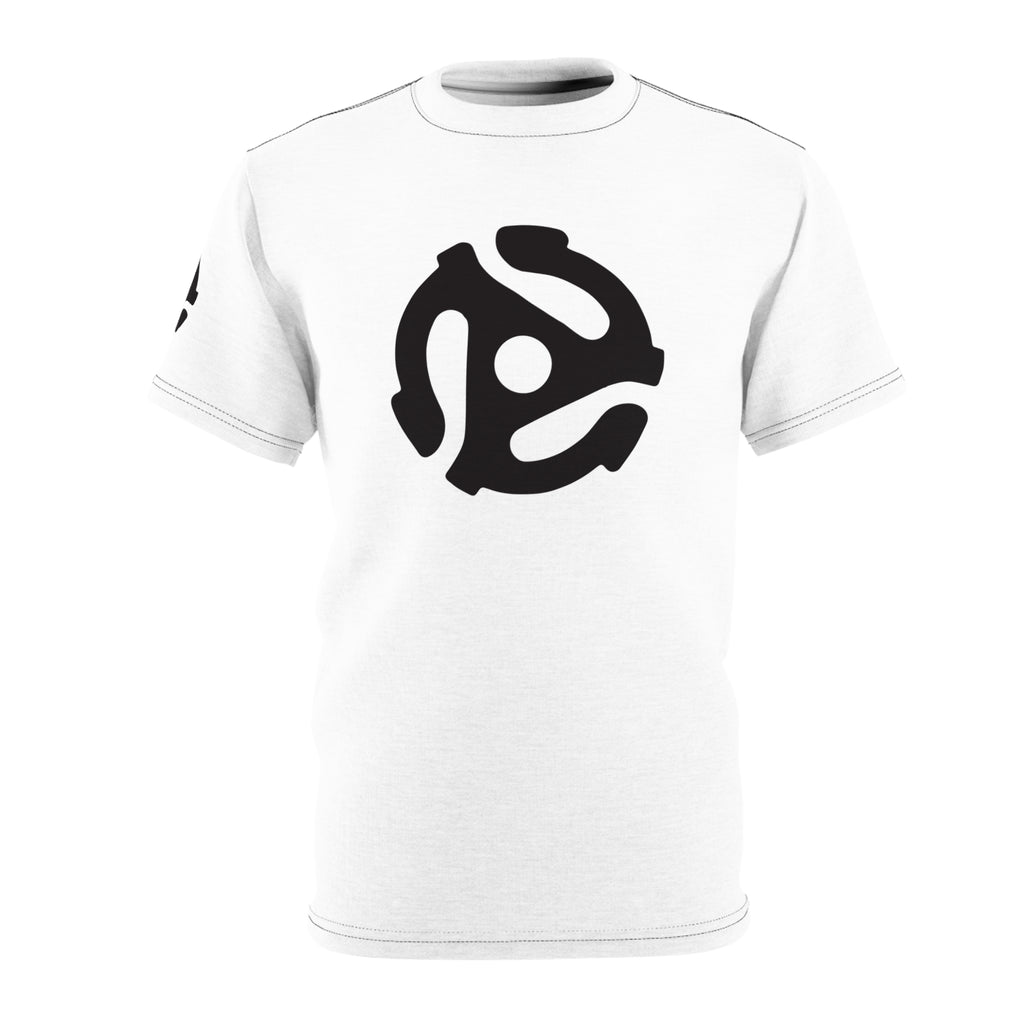 45 | Adapter Tee | Black on White T‑Shirt